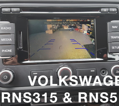Volkswagen RNS315 & RNS510 Camera Integration Kit