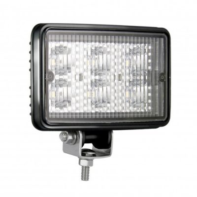 High Power E-Coated Rectangular Work Lamp – Black