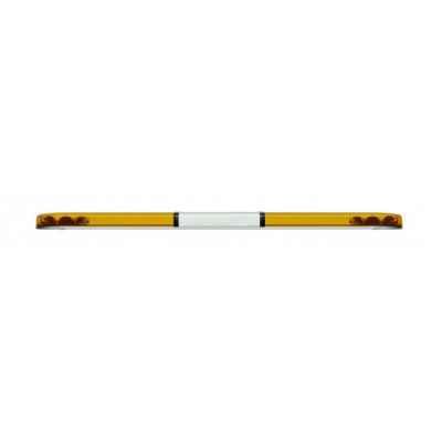 5ft R65 LED Lightbar - 2 Modules, Amber Lens W/ Opaque Centre